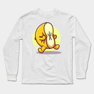Lemon Face Long Sleeve T-Shirt